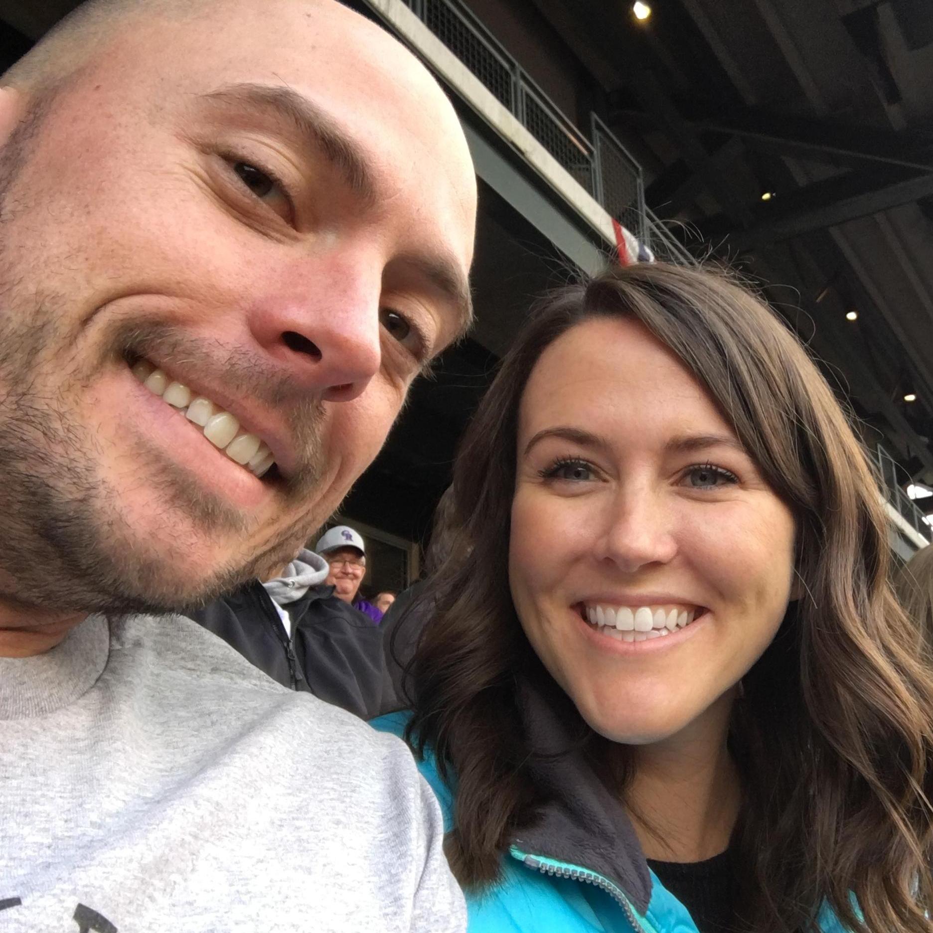 At the Rockies game! - Apr, 2018
