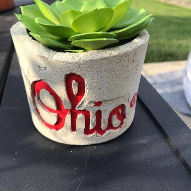 Offically Licenced Script Ohio planter