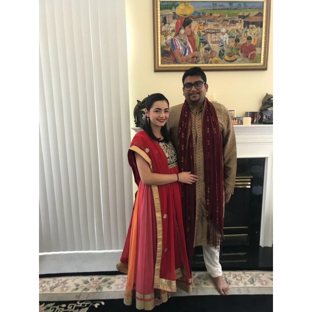 Attending a Family Garba