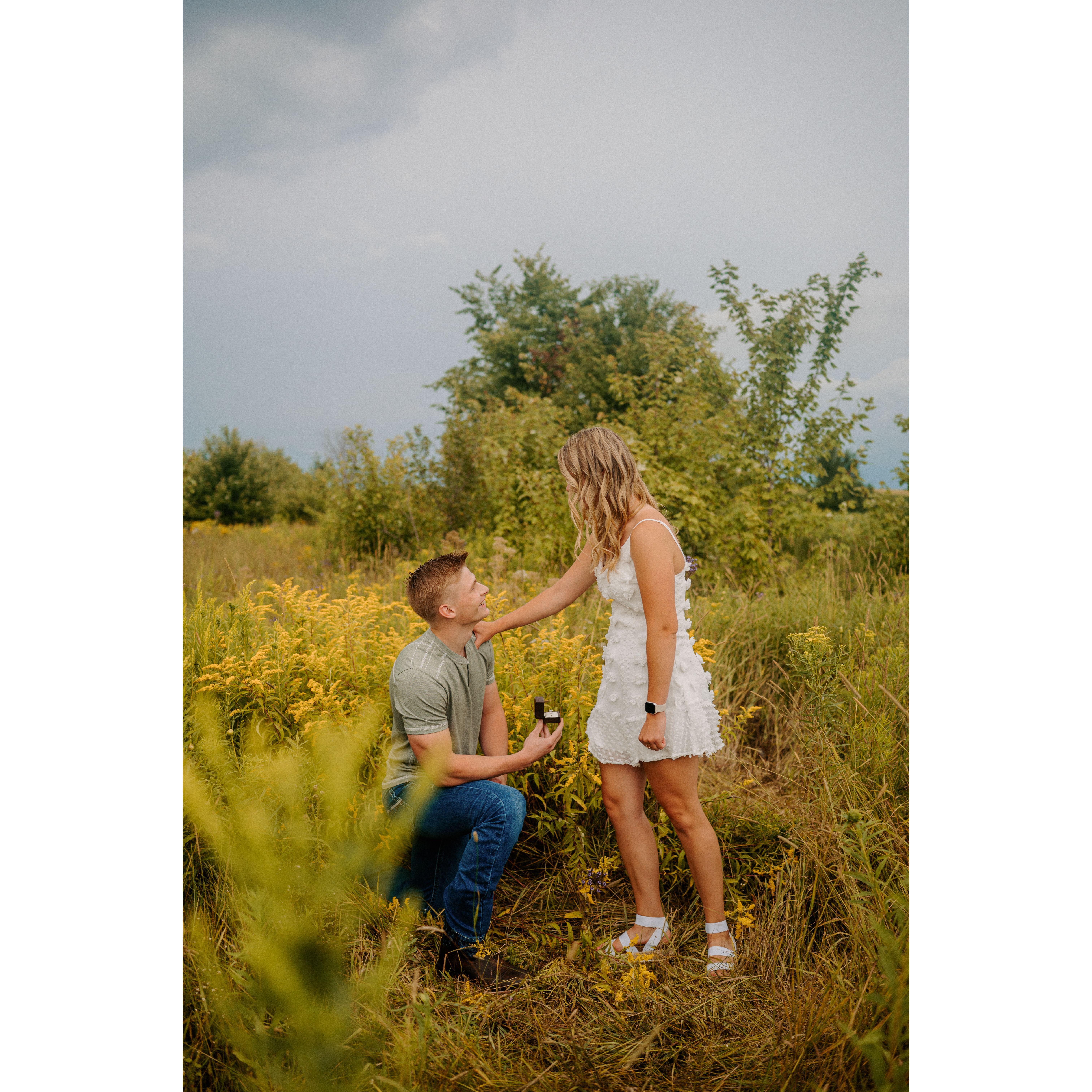 When she said "Yes!"