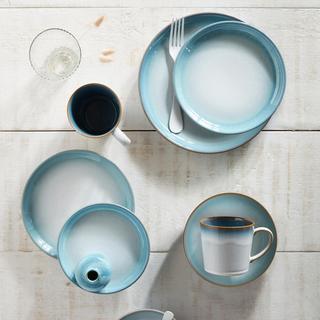 Azure Haze Coupe 4-Piece Dinnerware Set, Service for 1