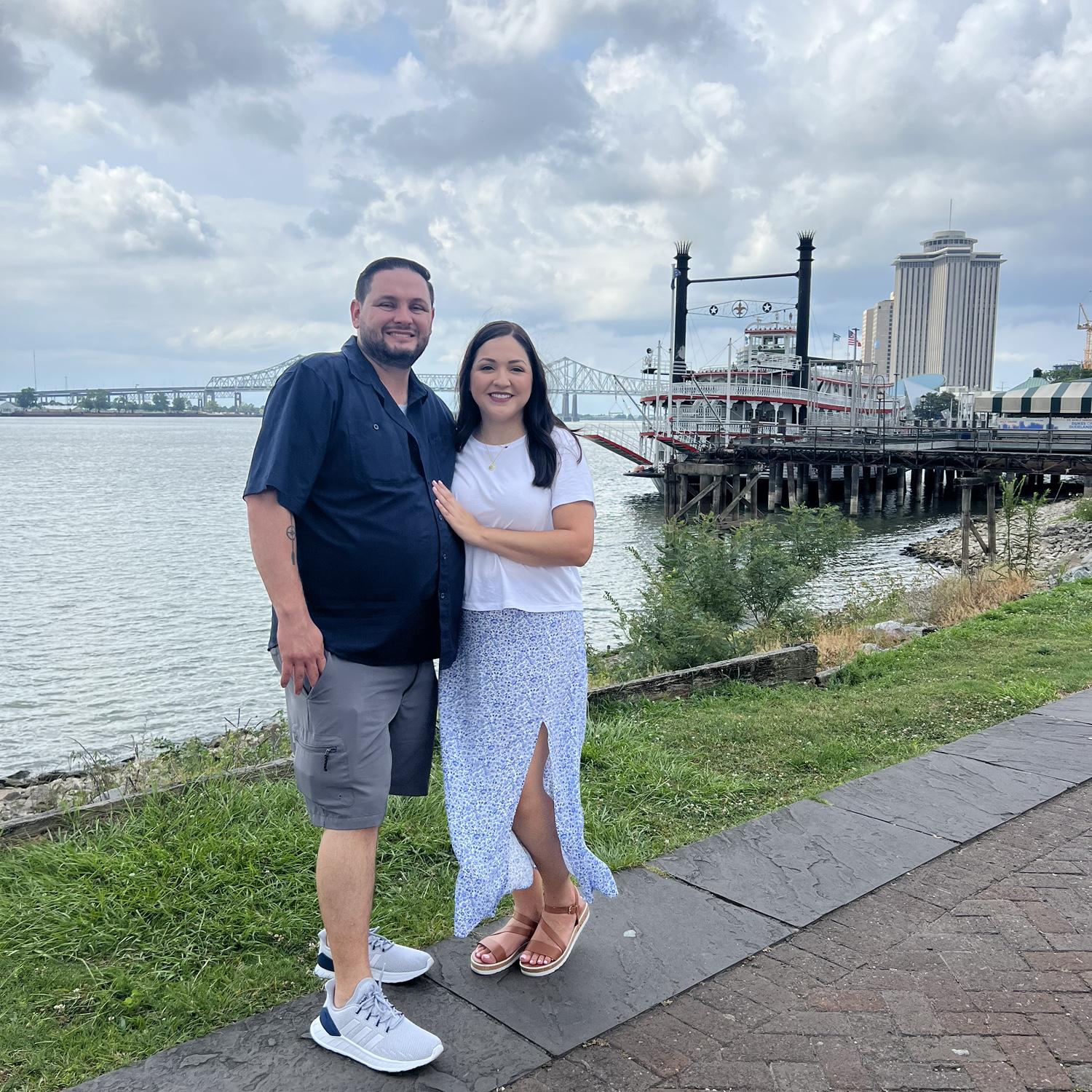 Along the Mississippi River!