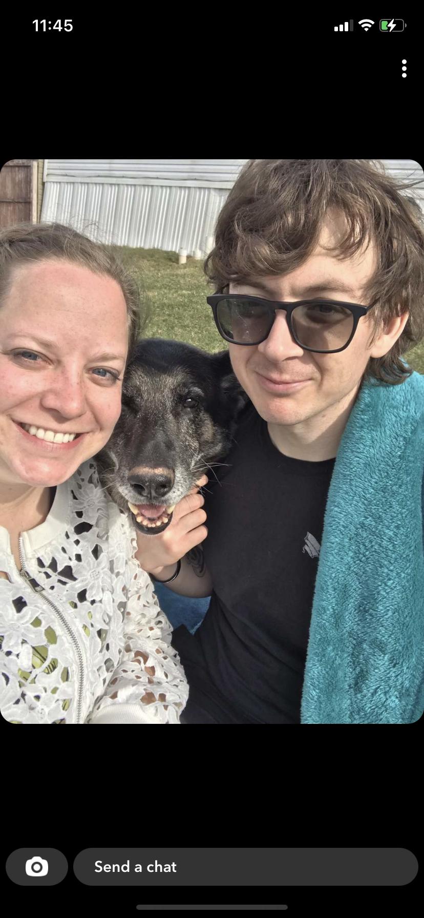 John’s dog Jeannie, who is slowly morphing into “our dog.” March 2022.