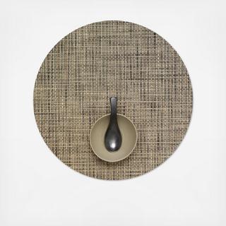Round Basketweave Placemat, Set of 4