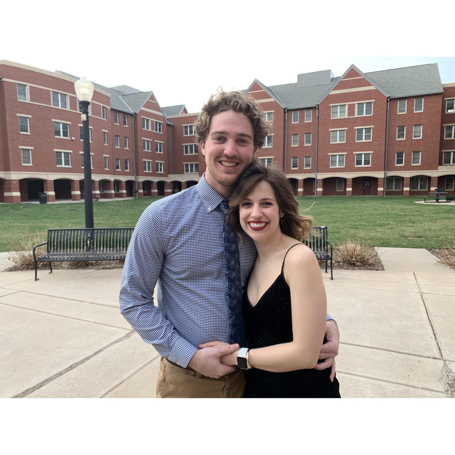 Our first greek life formal together, where we dressed up and went out to eat at Cantina Laredo!