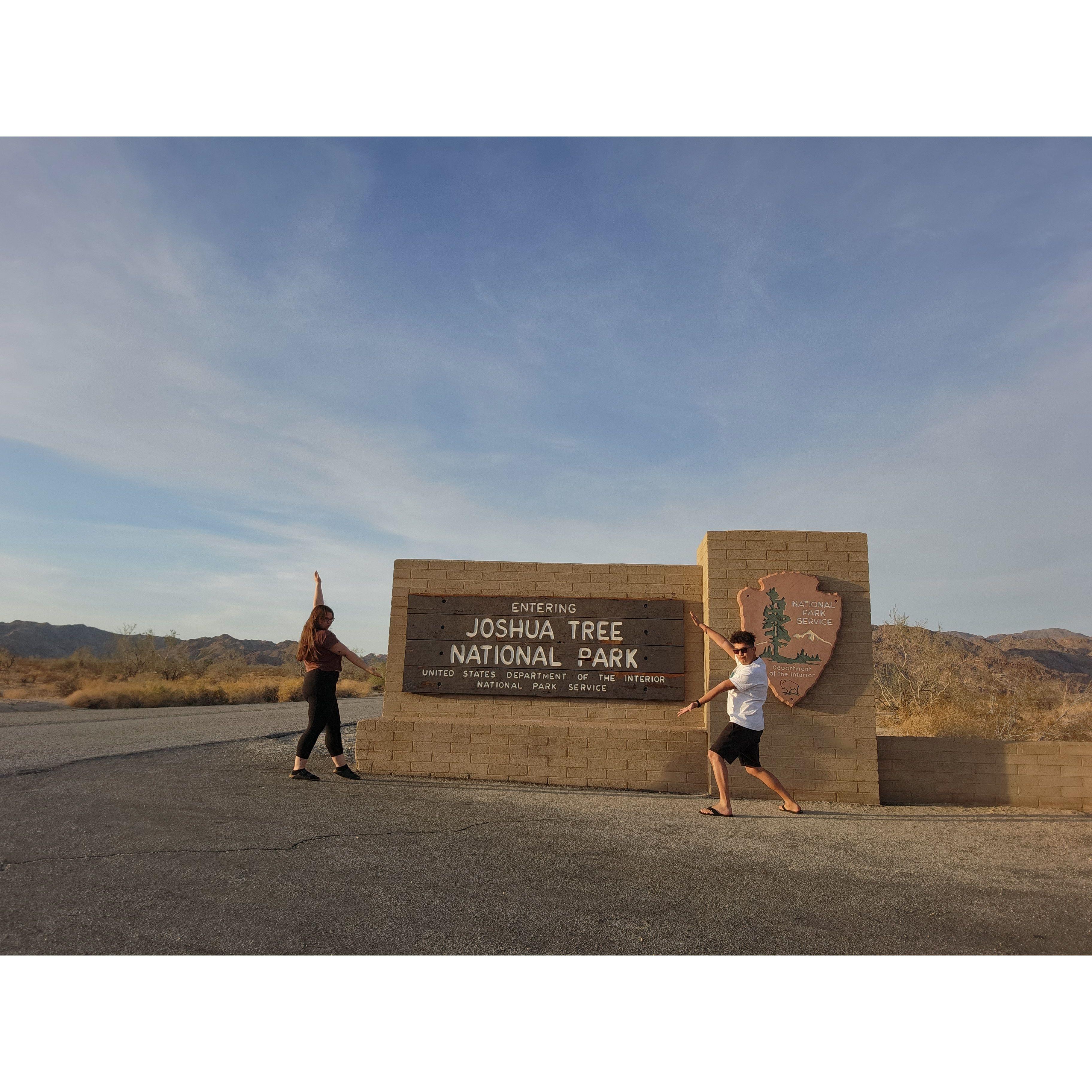 Visiting Joshua Tree for the first time as a couple