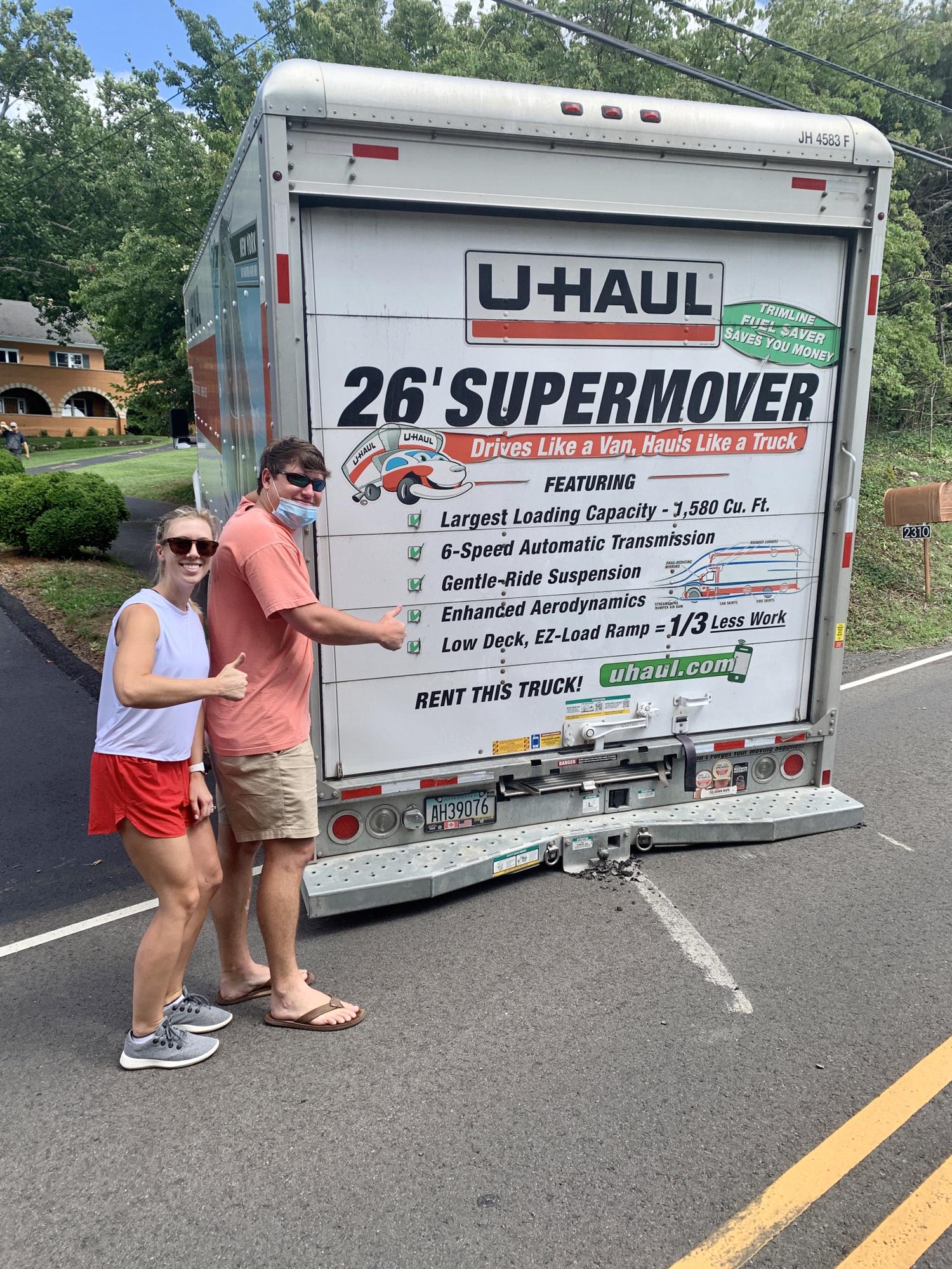 Scraped by in our move from Virginia to Alabama.