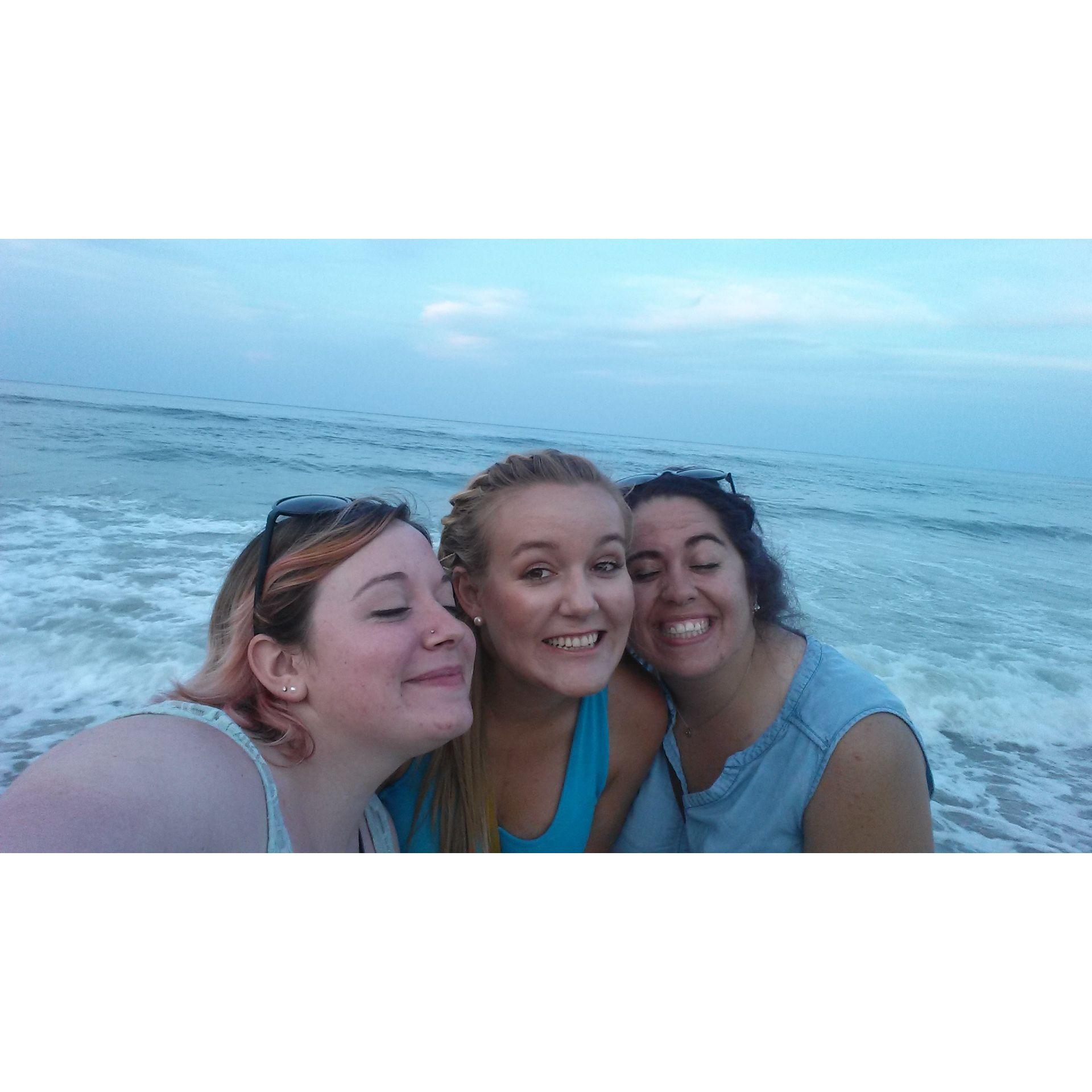 Paige, Alisa, and Stephanie, Virginia Beach, June 2015