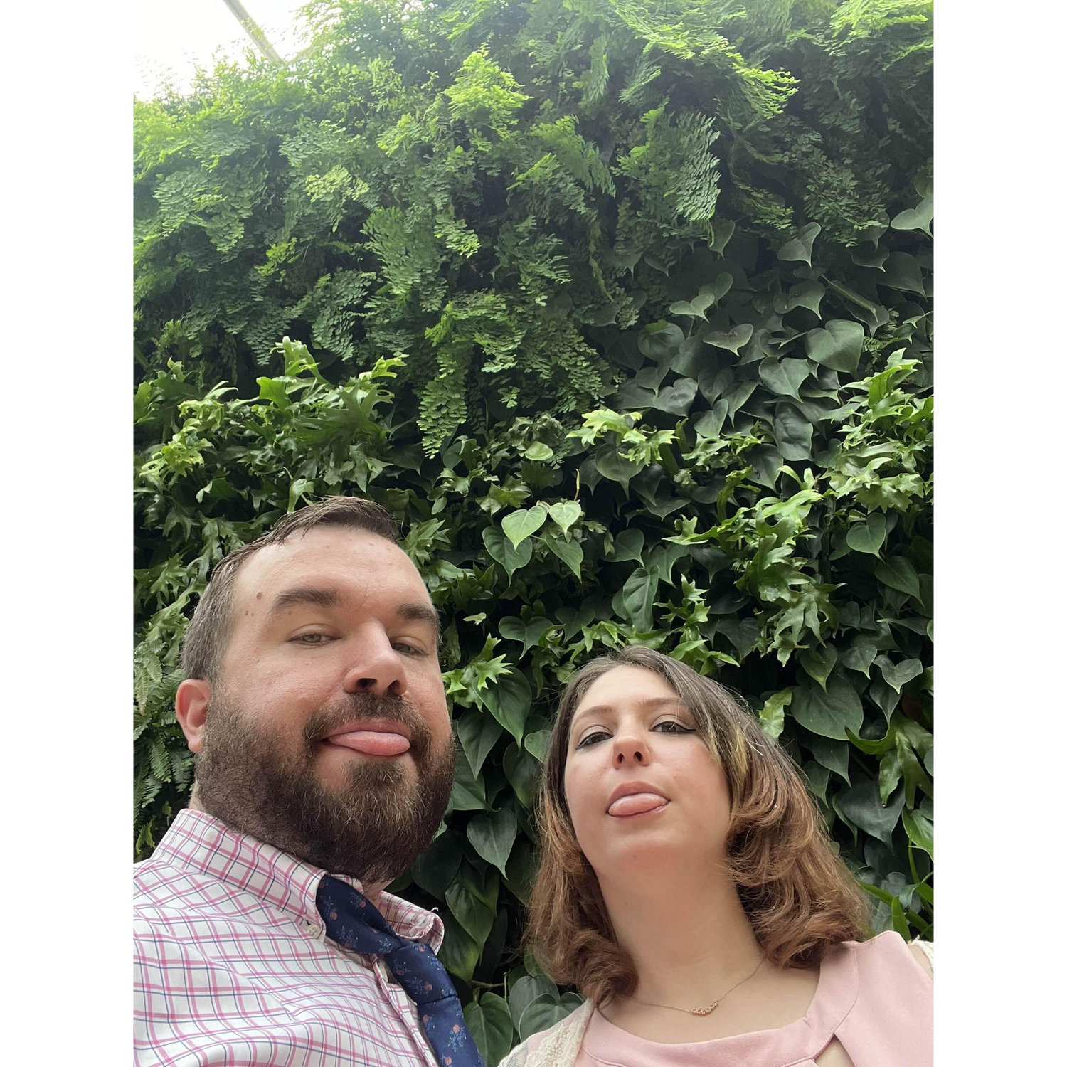 Roaming Longwood Gardens after our engagement photos