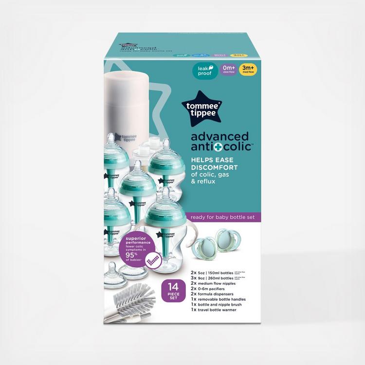 Tommee Tippee, Advanced Anti-Colic Ready For Baby Bottle Set