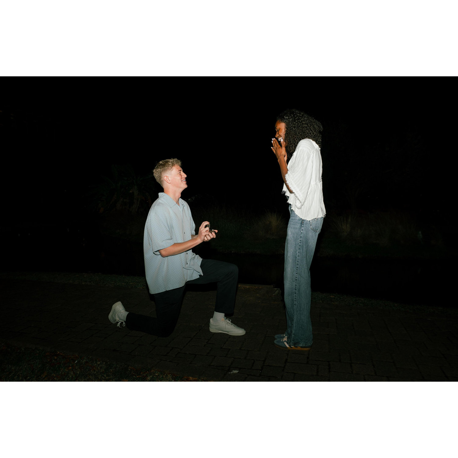 She said, "Yes!"