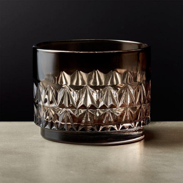 Mars Smoke Stacking Double Old-Fashioned Glass