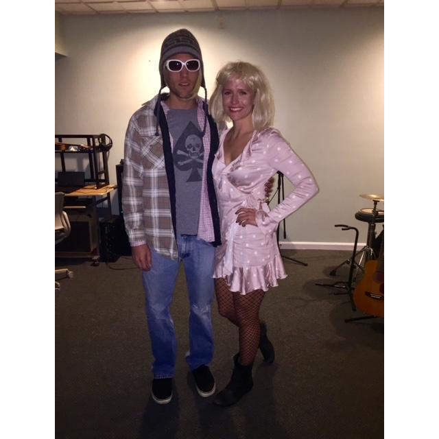 Our first halloween together in 2017. Kurt Cobain and Courtney Love