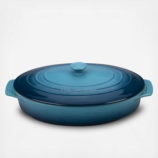 Covered Oval Casserole Dish