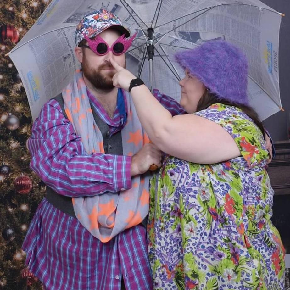 Goodwill outfit photo shoot