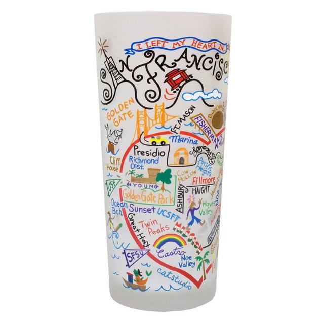 San Francisco Drinking Glass