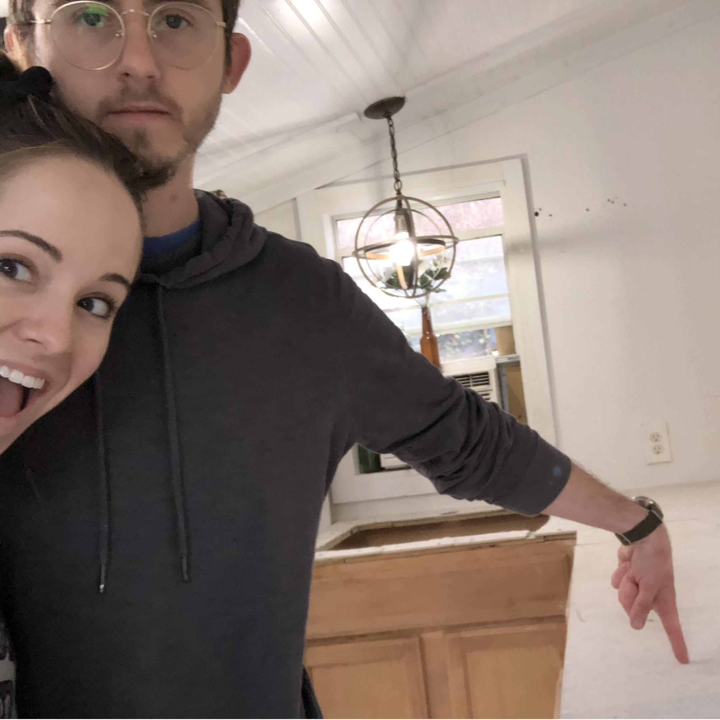 We did a fixer upper project! Woo hoo!
