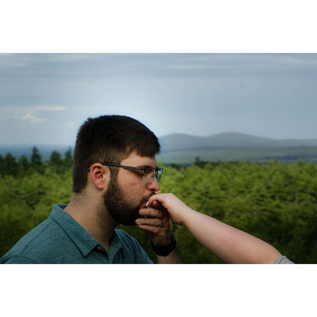 Engagement shoot on Crotched Mountain (Cooper Redmond/Antrim Photography)
