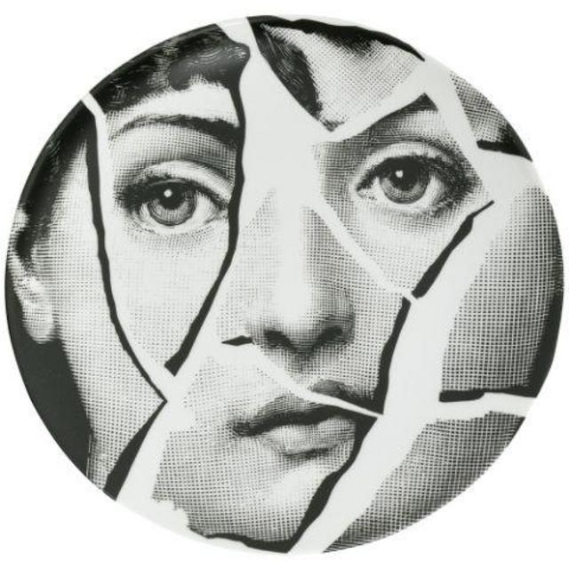 Fornasettibroken face print plate