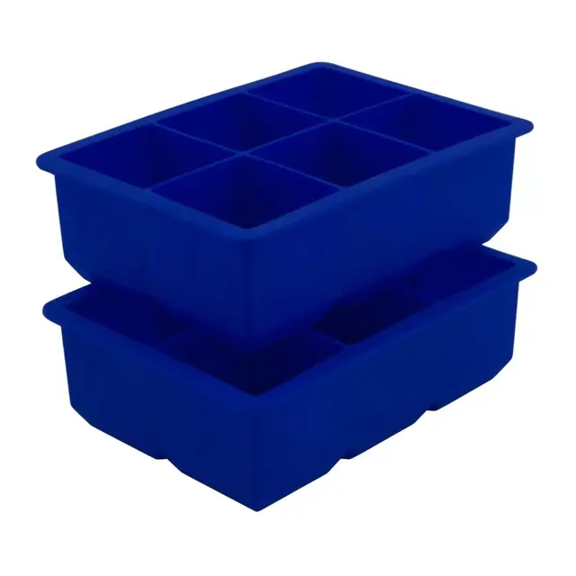 Tovolo® Silicone King Ice Cube Trays in Blue (Set of 2)