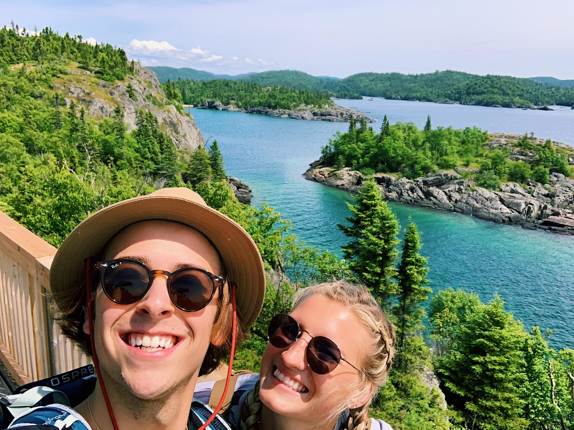 Hiking at Pukaskwa National Park in Canada, July 2019.