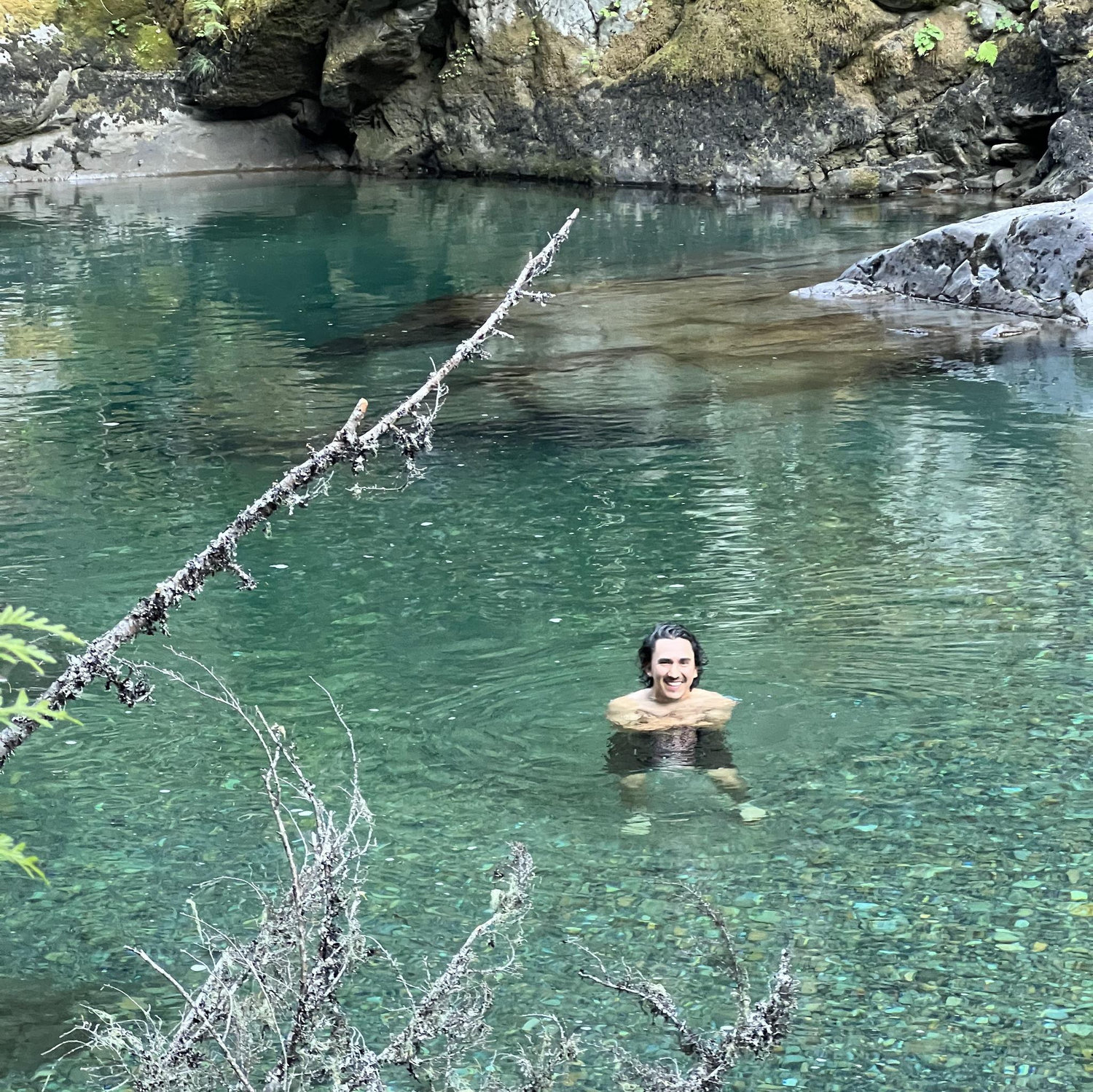 Jesus becomes an Oompa-Loompa while cold plunging in Washington.