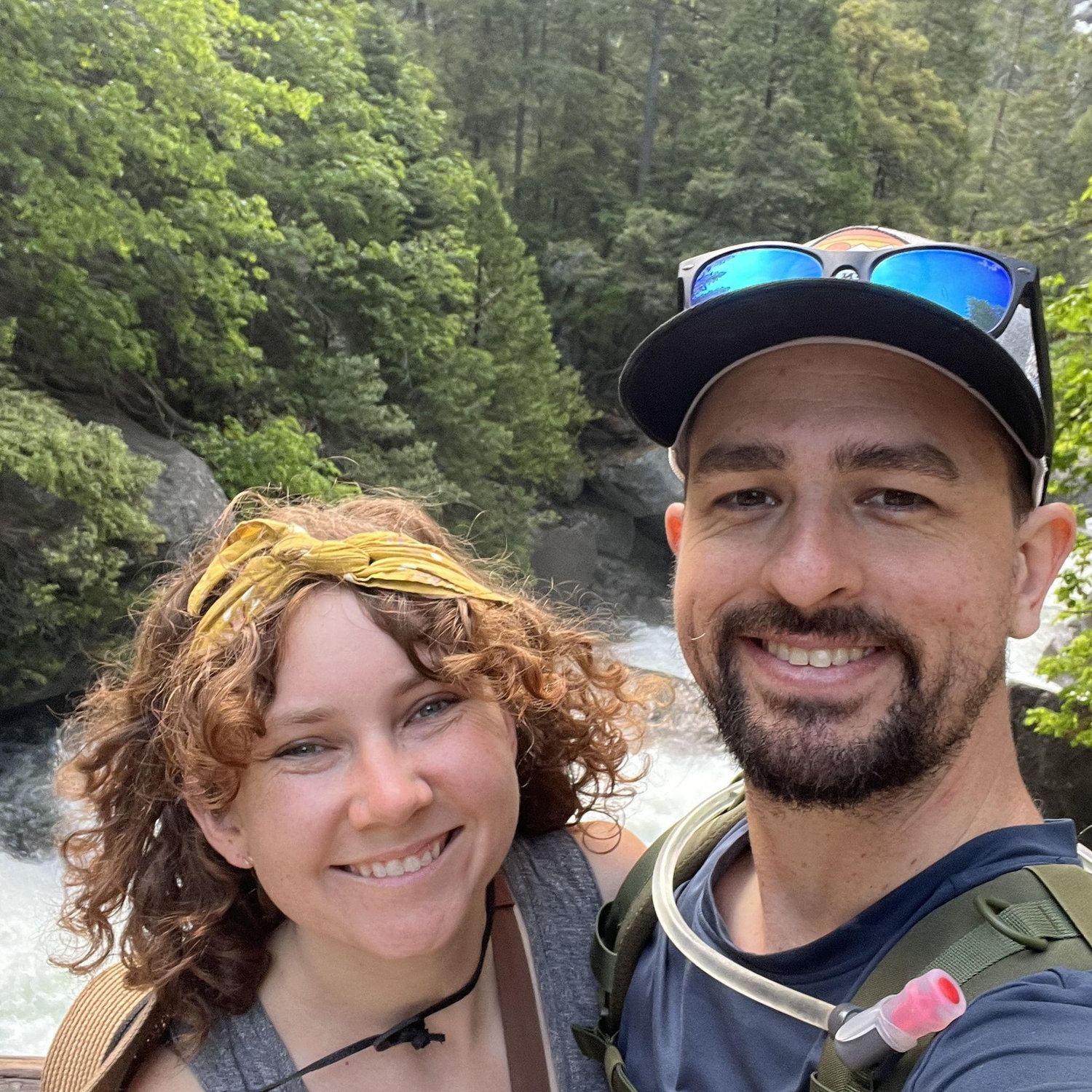 Post Hike-- excited for pizza