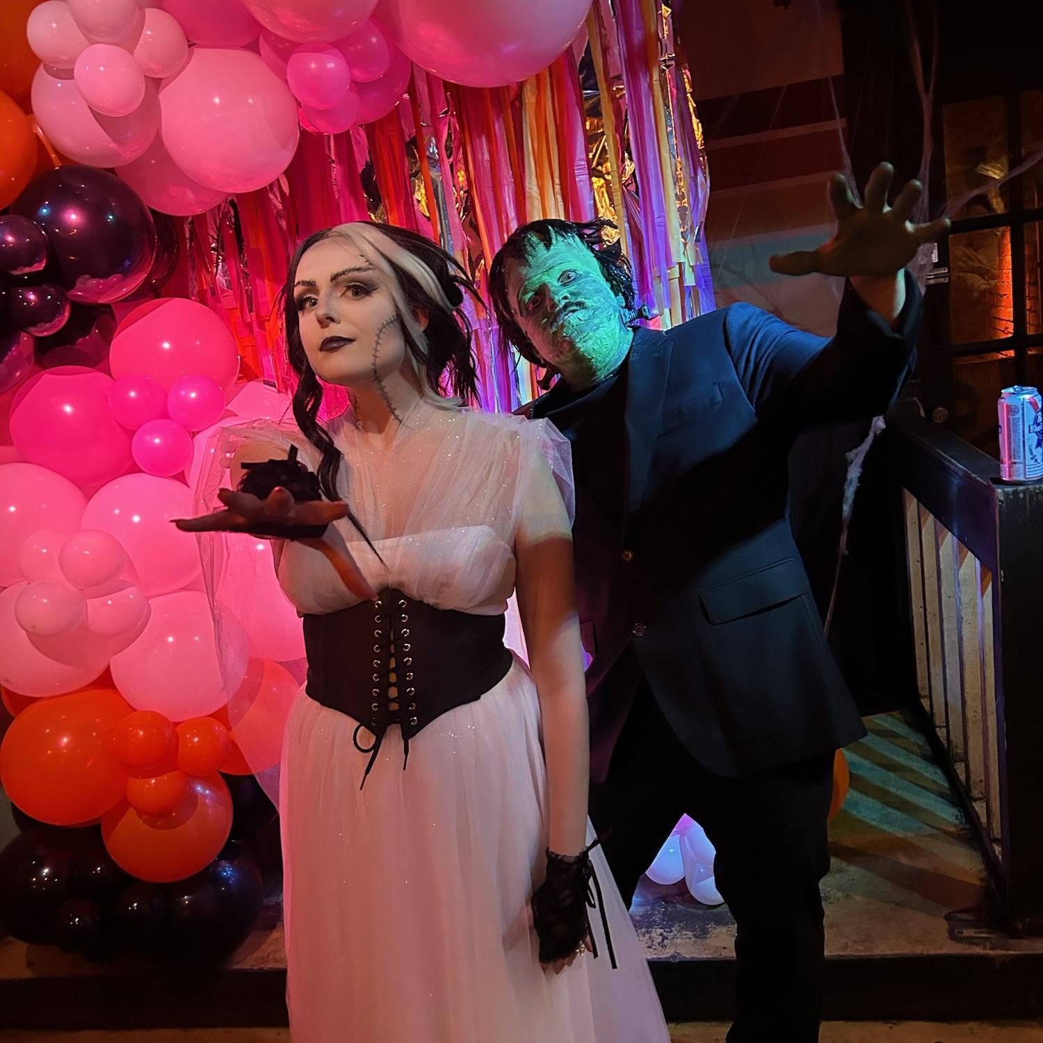 Our fourth Halloween together- Frankenstein and his bride