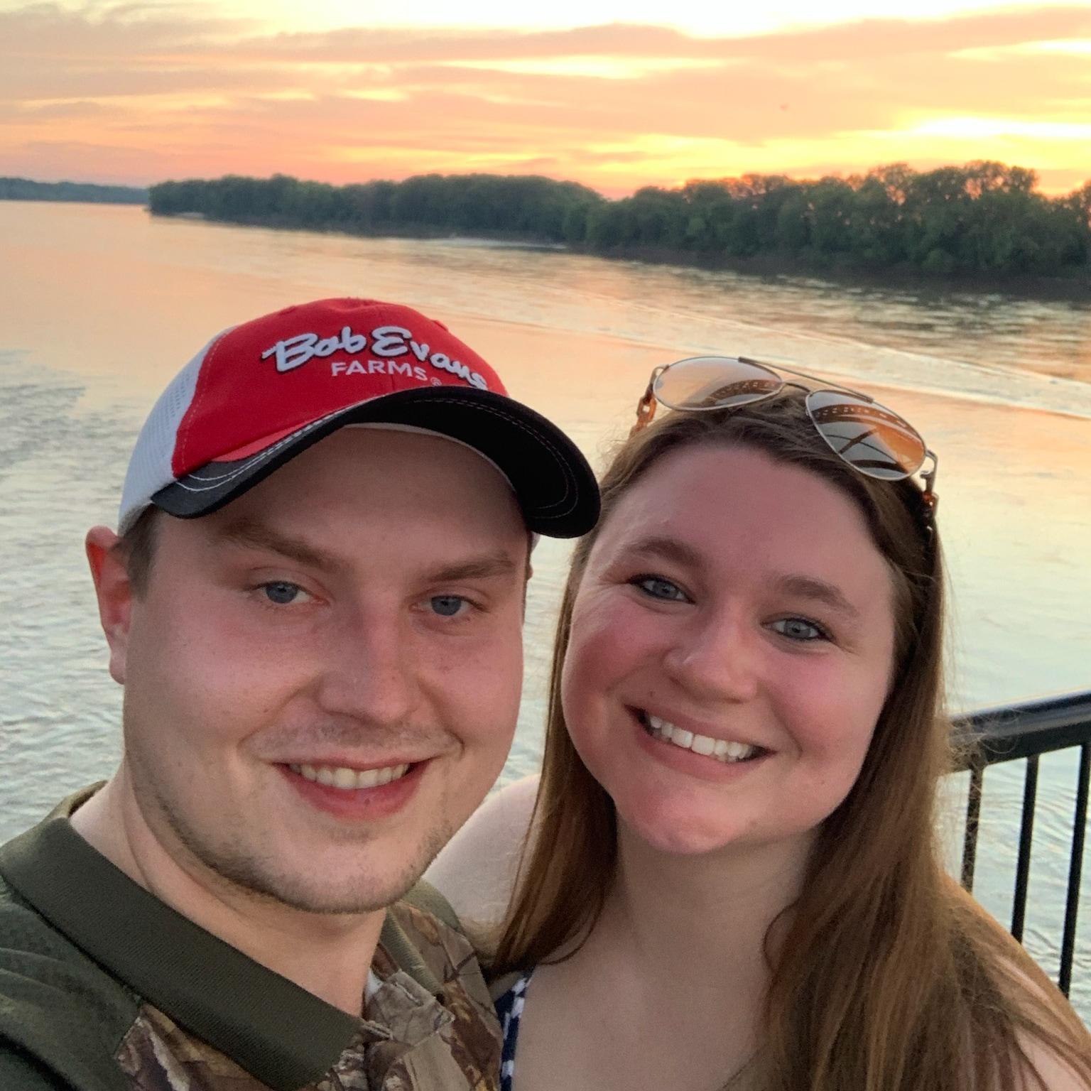 Picture at the river where we were doing a wine tasting