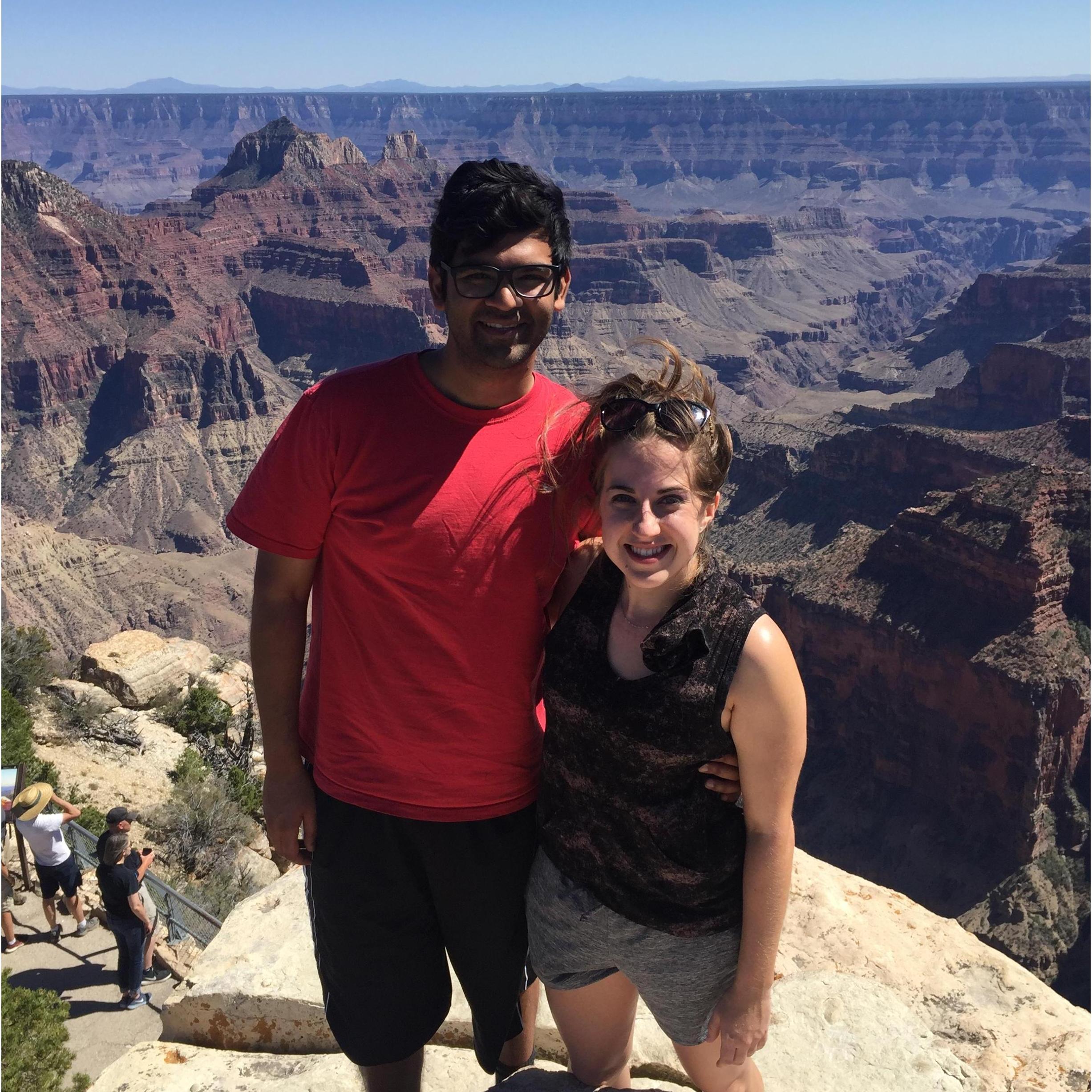 We visited the Grand Canyon, Northern Rim