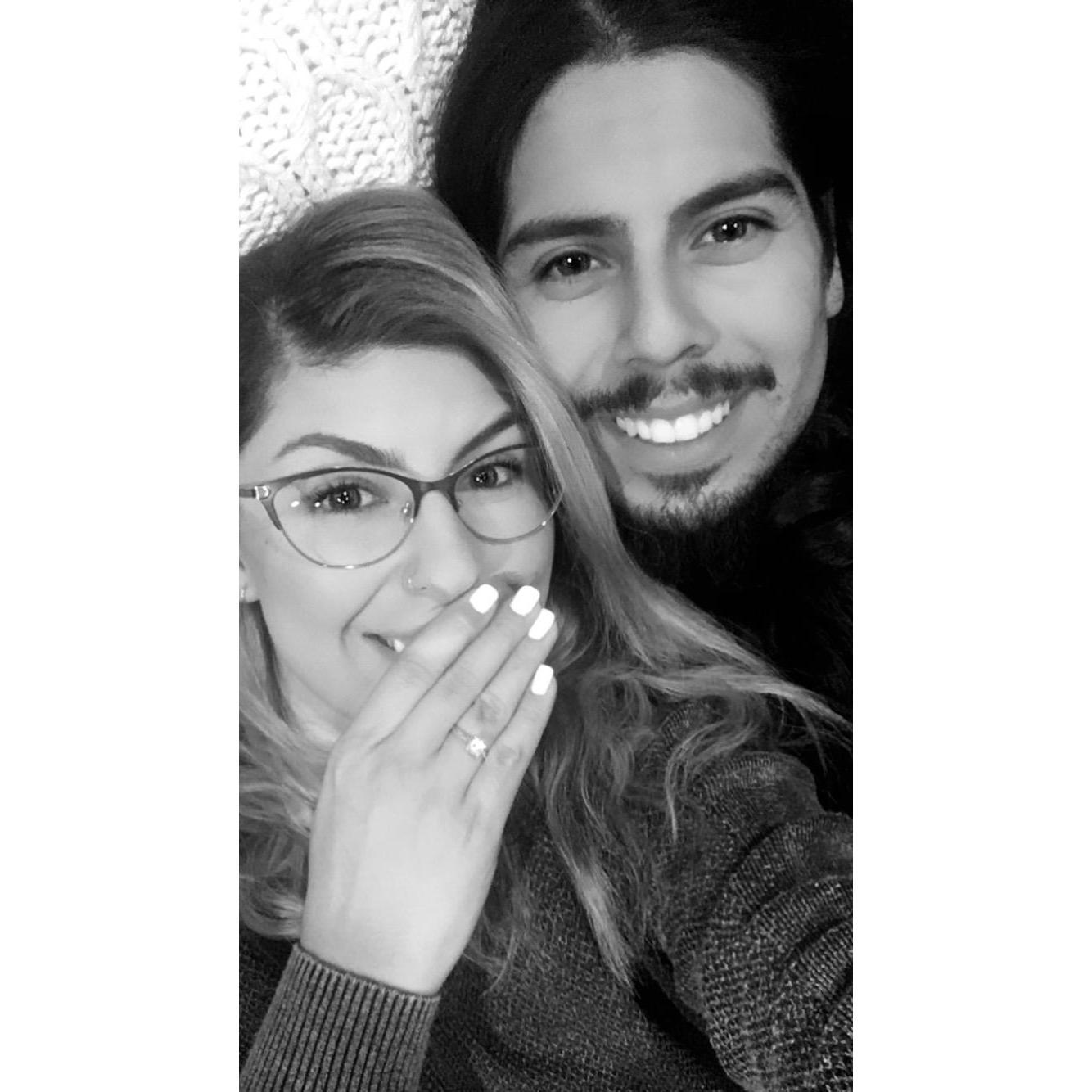 Officially engaged, 12/25/18