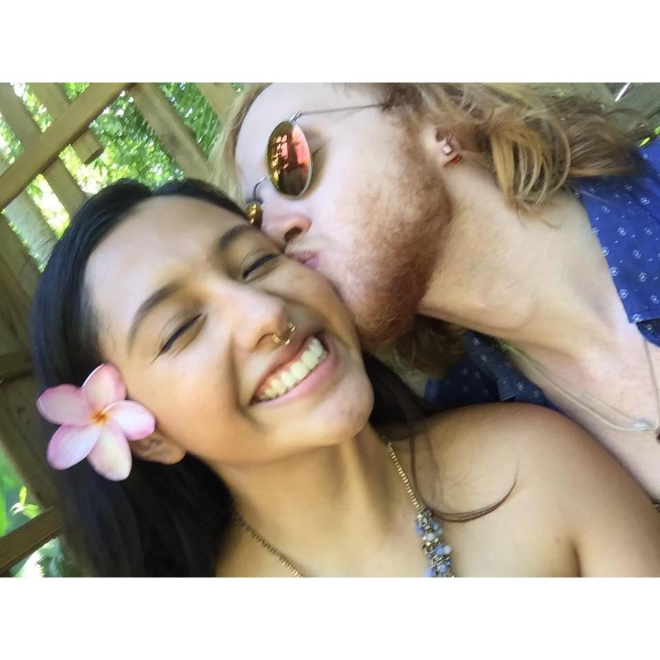 Sunken Gardens, St. Pete, 2016 - Nothing can hold us apart! Love you <3