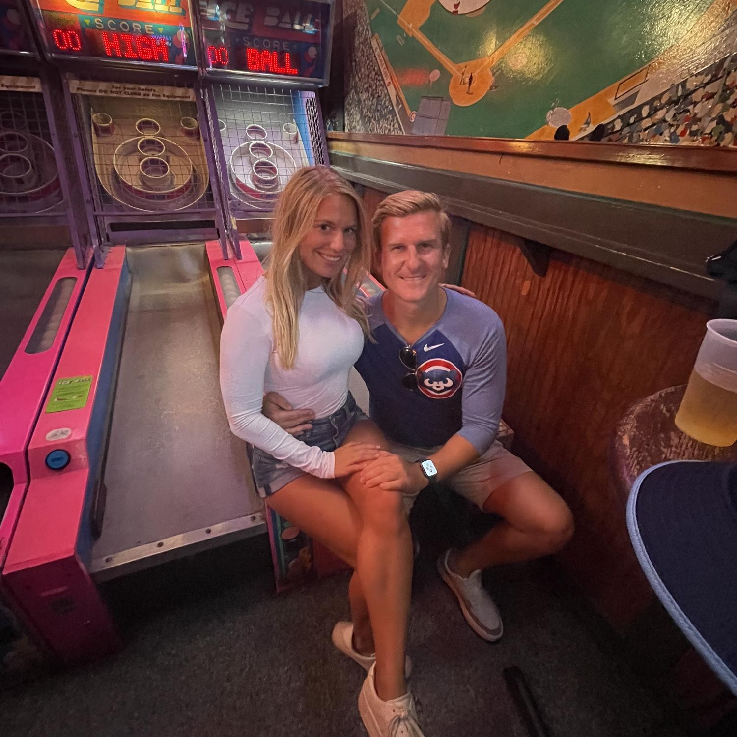 Our first cubs game date in June 2022!