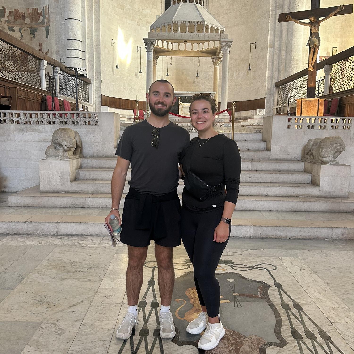 Inside the Basilica of San Nicola