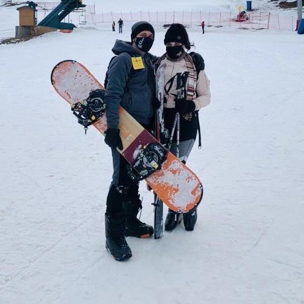 Niko isn't a very good snowboarder but this was a perfect vacation and a new yearly tradition<3