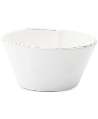Lastra White Collection Stacking Cereal Bowl