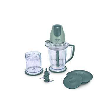 Ninja 400-Watt Blender/Food Processor for Frozen Blending, Chopping and Food Prep with 48-Ounce Pitcher and 16-Ounce Chopper Bowl (QB900B), Silver