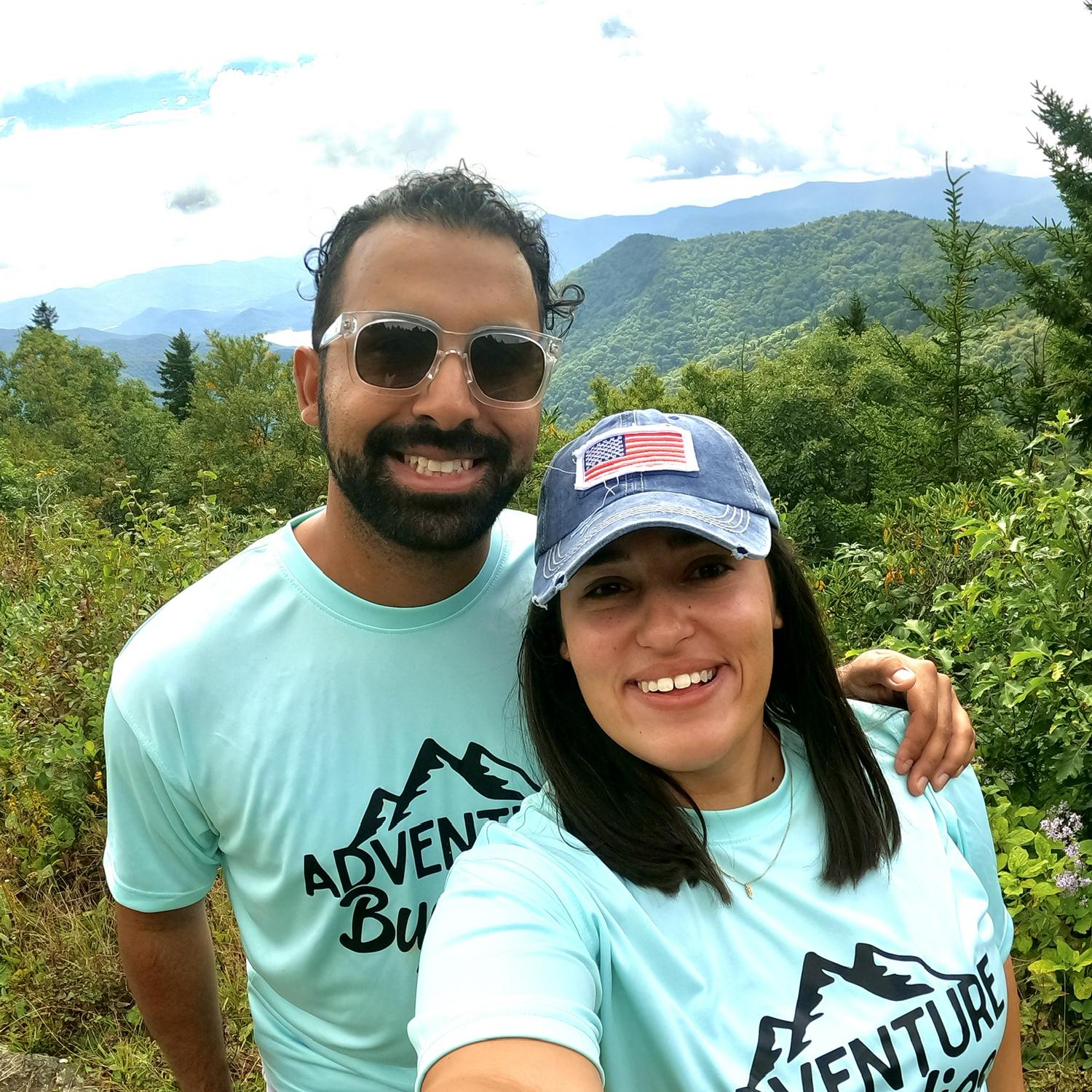 Our first vacation and first hike.