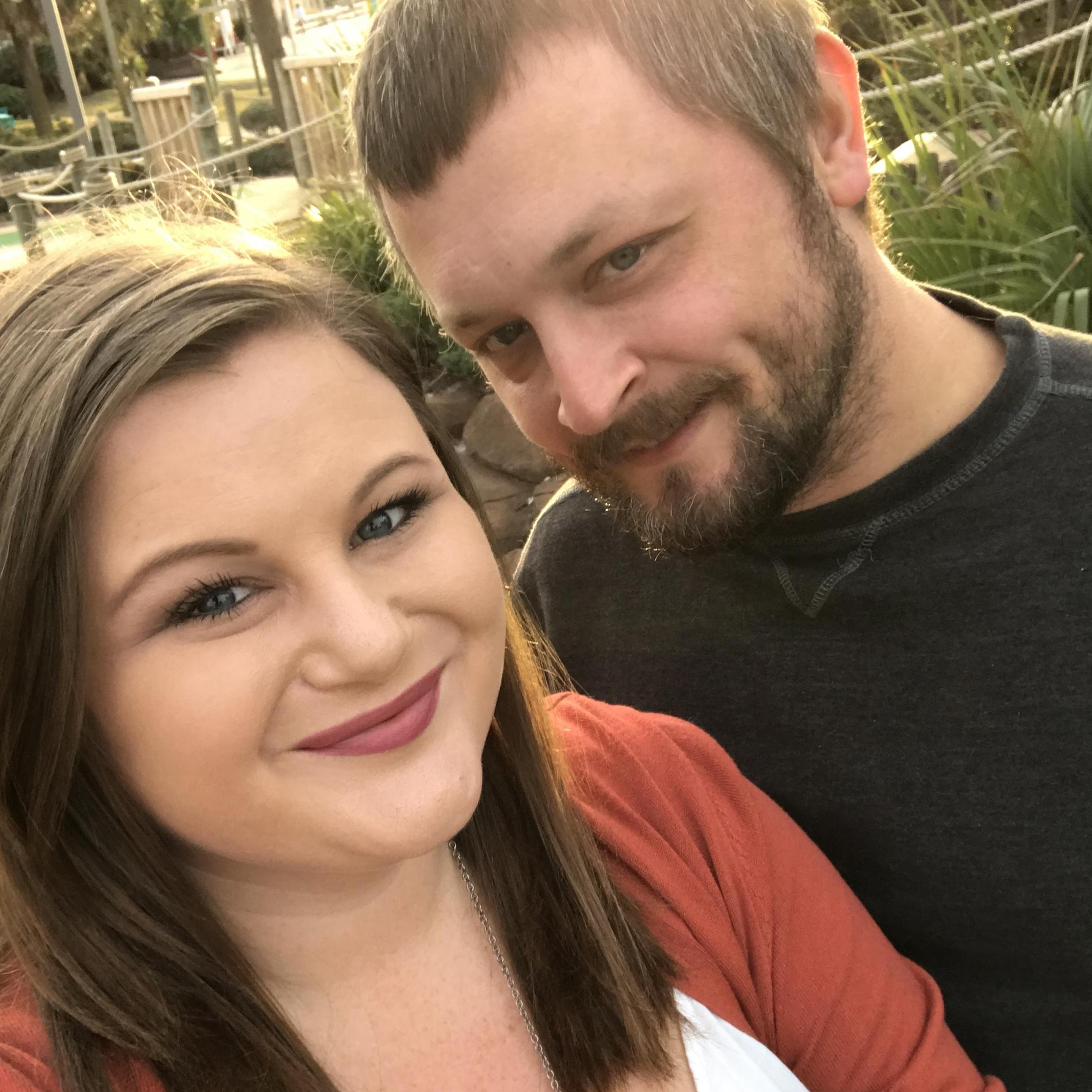 Enjoying a game of putt-putt out at the beach for Erin's birthday (2019)
