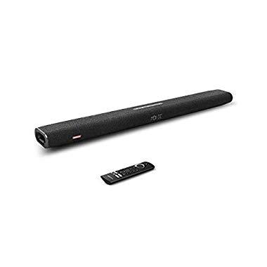 Anker Nebula Soundbar – Fire TV Edition, Fire TV 4K built-in, 4K HDR Support, 2.1 Channel, Built-In Subwoofers, Included Voice Remote with Alexa, Black