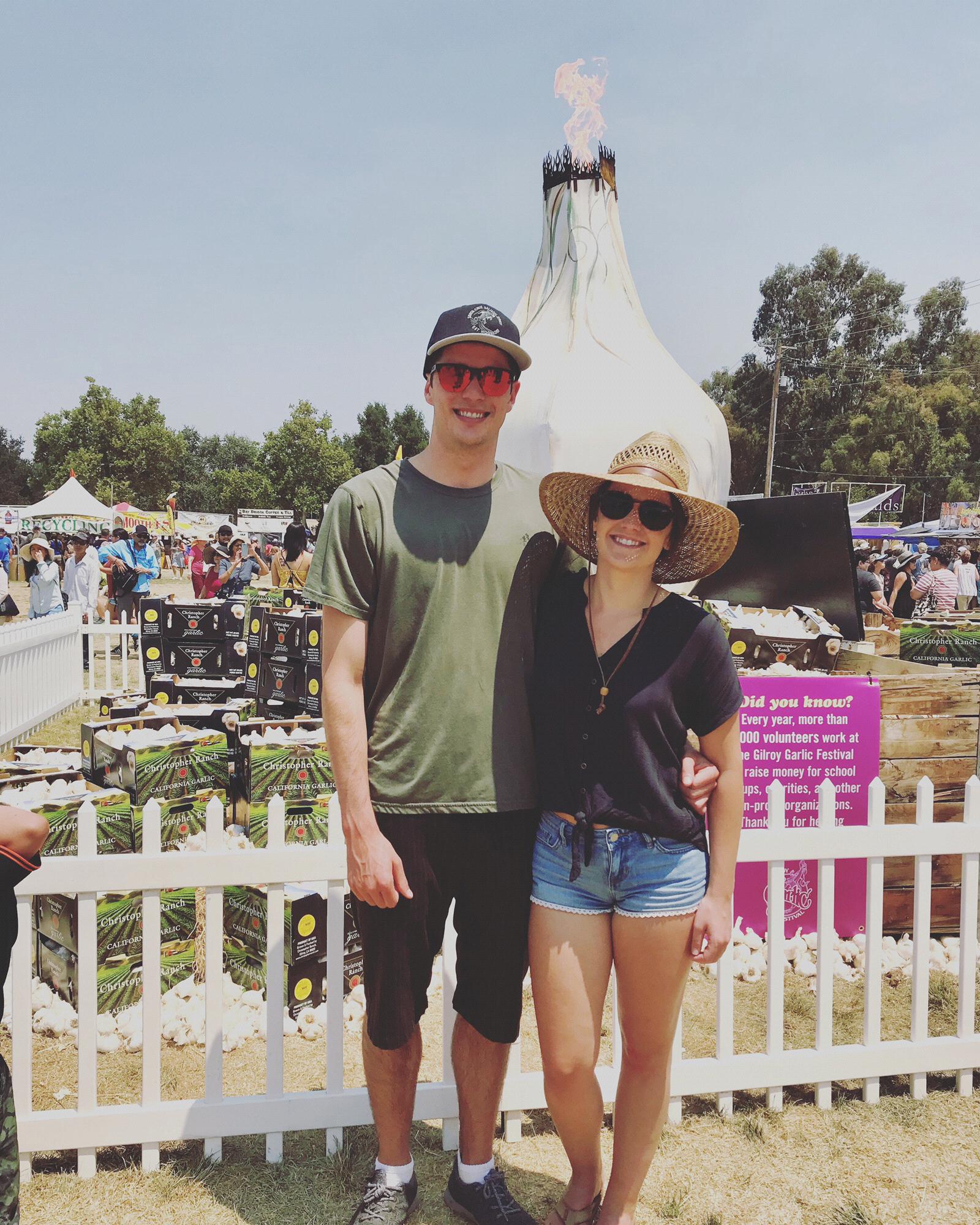 First timers at the Gilroy Garlic Festival in 2018.