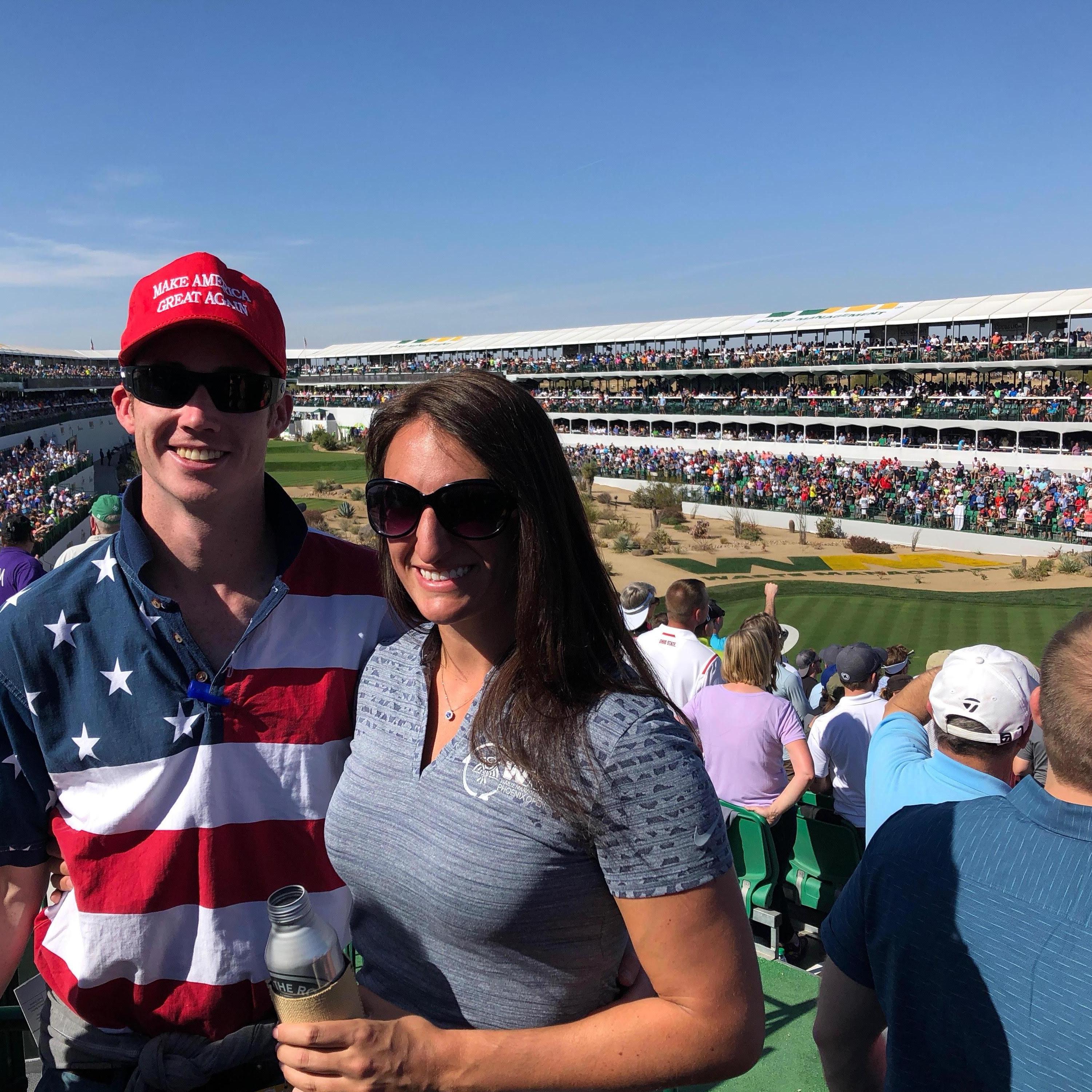 Waste Management Open. 16th hole.