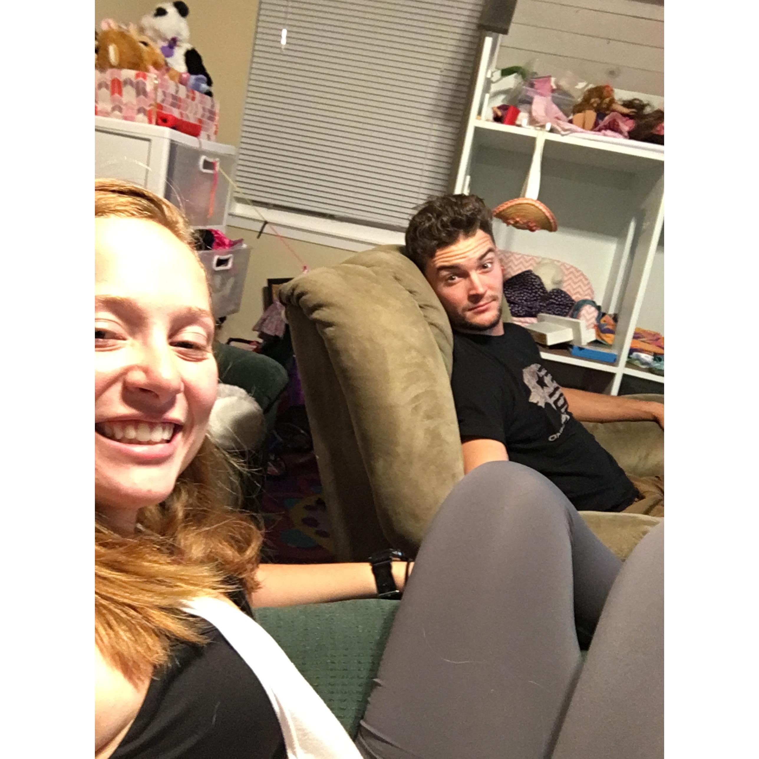 This is our very first picture together! December 2017