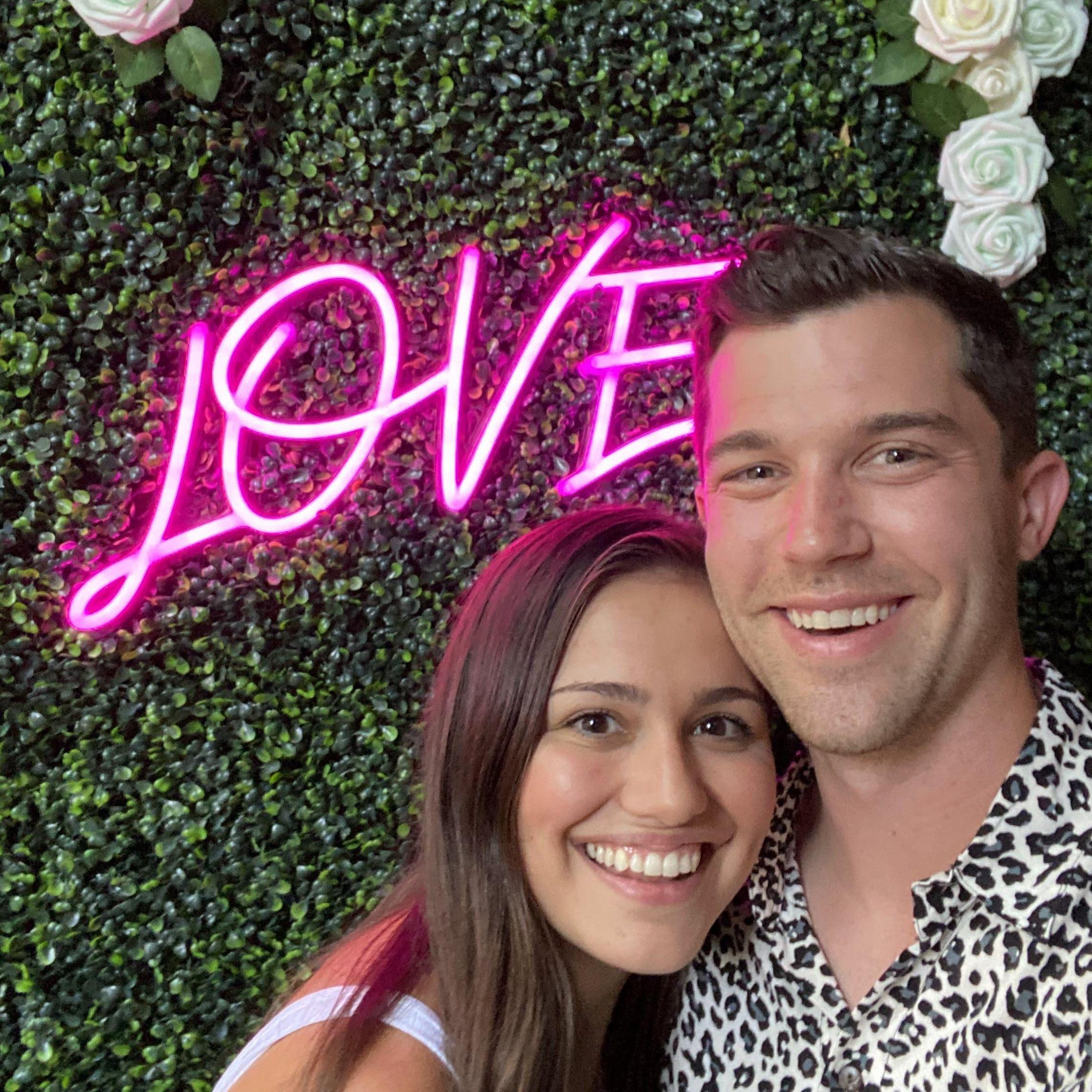 Paige loves leopard print and Brad loves love!