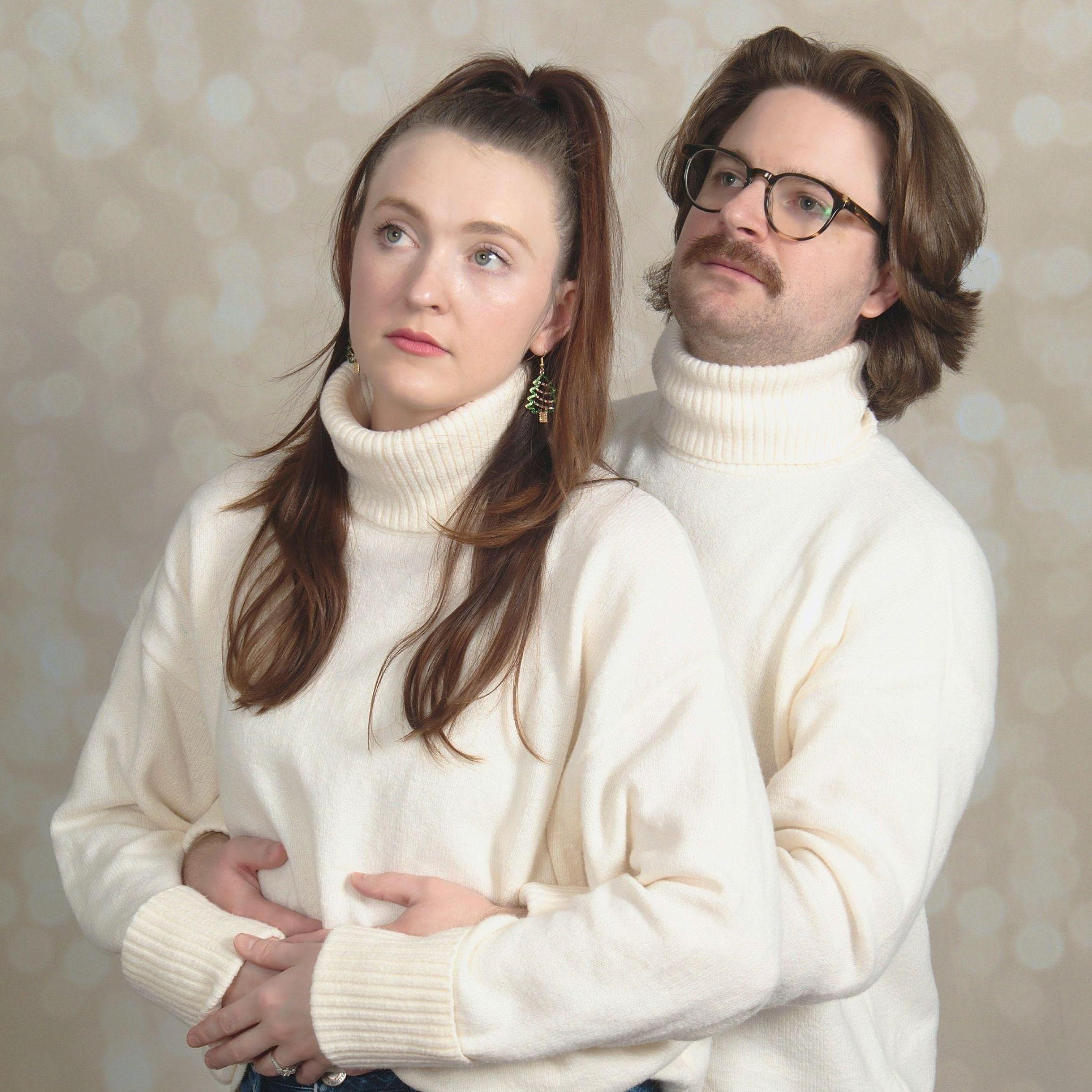 Totally serious Christmas card photo.