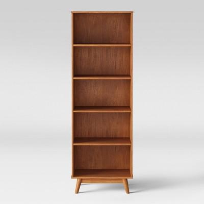 72" Amherst Mid Century Modern 5-Shelf Bookcase - Project 62™