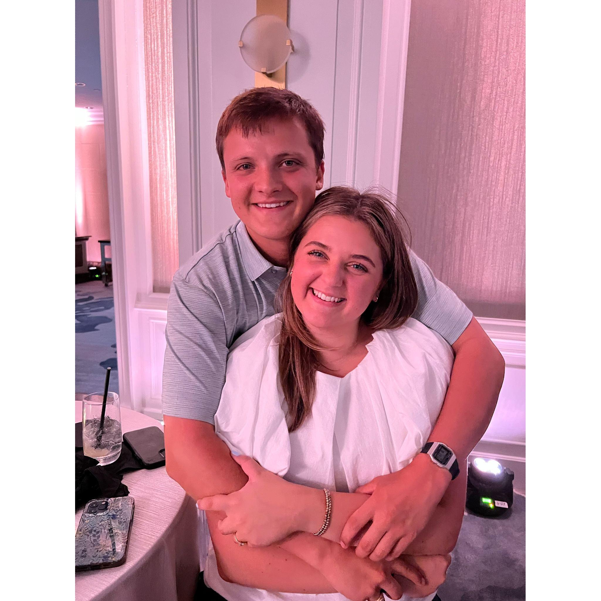 June 2022- Enjoying wedding planning together!