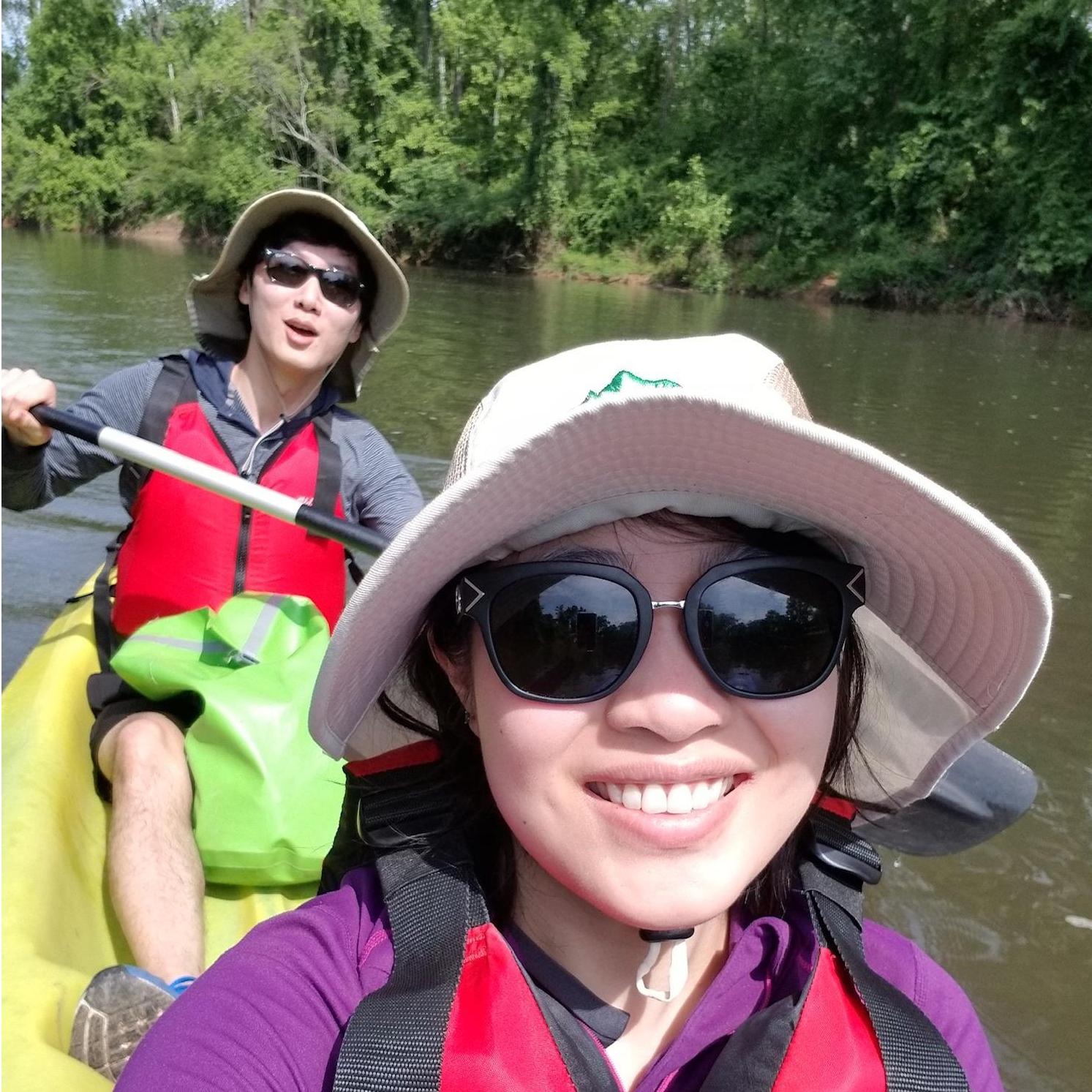 I even canoed for the first time! Yanda can tell you how scared I was!
