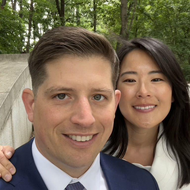 A selfie in a quiet spot on Theodore Roosevelt Island.