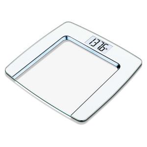 Beurer Glass Digital Scale in White/Chrome Finish